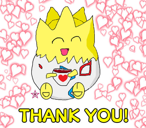 Thank You Doodle Togepi Sample